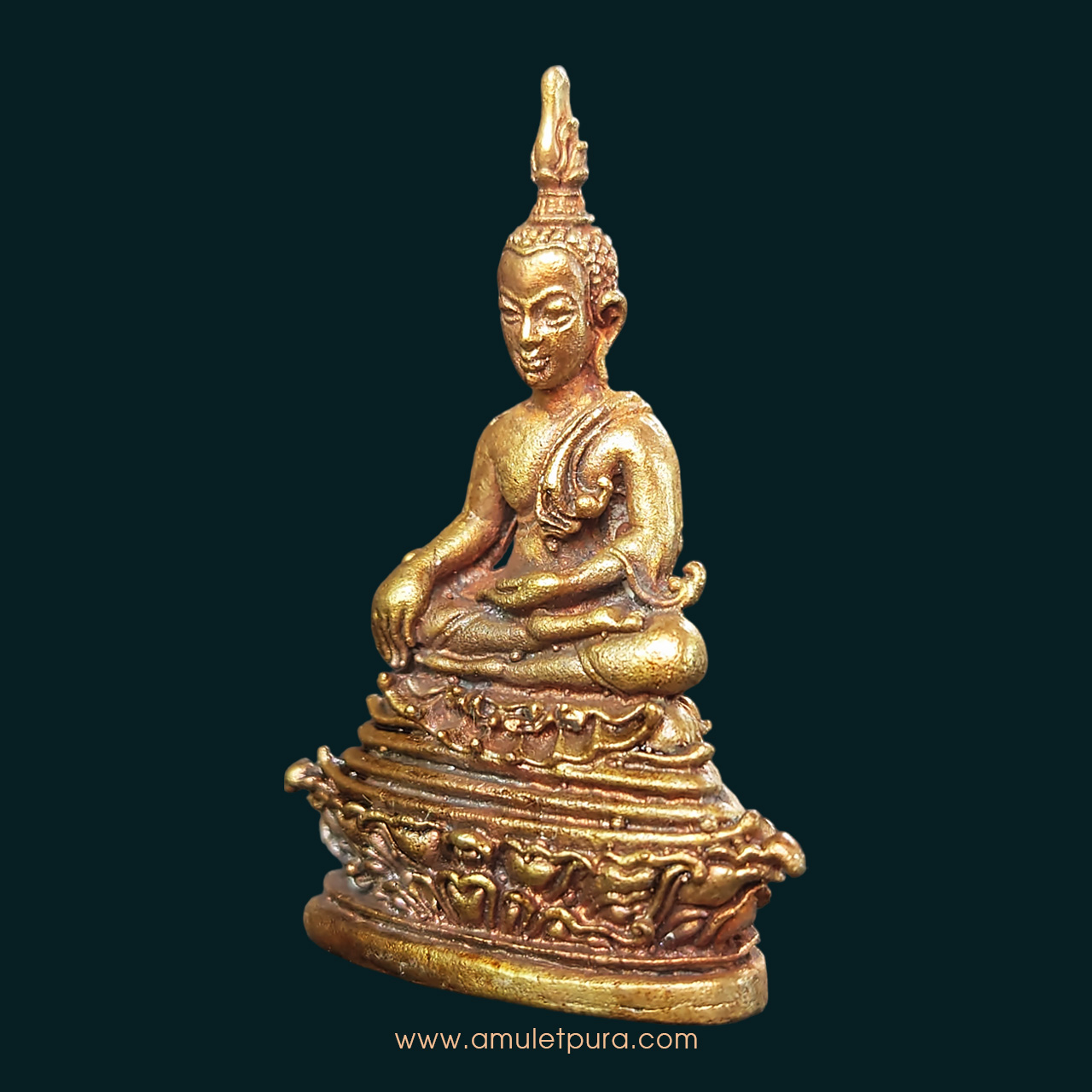 พระกริ่งมั่งมีทรัพย์ ประทานโชคลาภบารมี(สัตตะโลหะ)รุ่นชนะมาร ปี55 หลวงพ่อคล้อย วัดภูเขาทอง จ.พัทลุง(มีโค้ด หมายเลข๕๘๓)