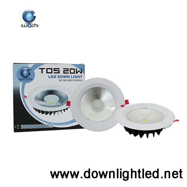 ดาวน์ไลท์ LED IWACHI 20w (แสงส้ม)