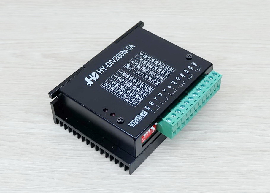 TB6600 (HY-DIV268N-5A) Stepper Motor Driver Peak 5A, 12-48 VDC [Aluminum Cover] 2-Phase