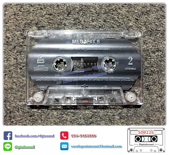 เทปคาสเซ็ท Various Artists อัลบั้ม MEGA HIT 6