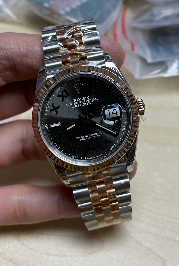 ROLEX DATEJUST 36 MM. ROSEGOLD VSF