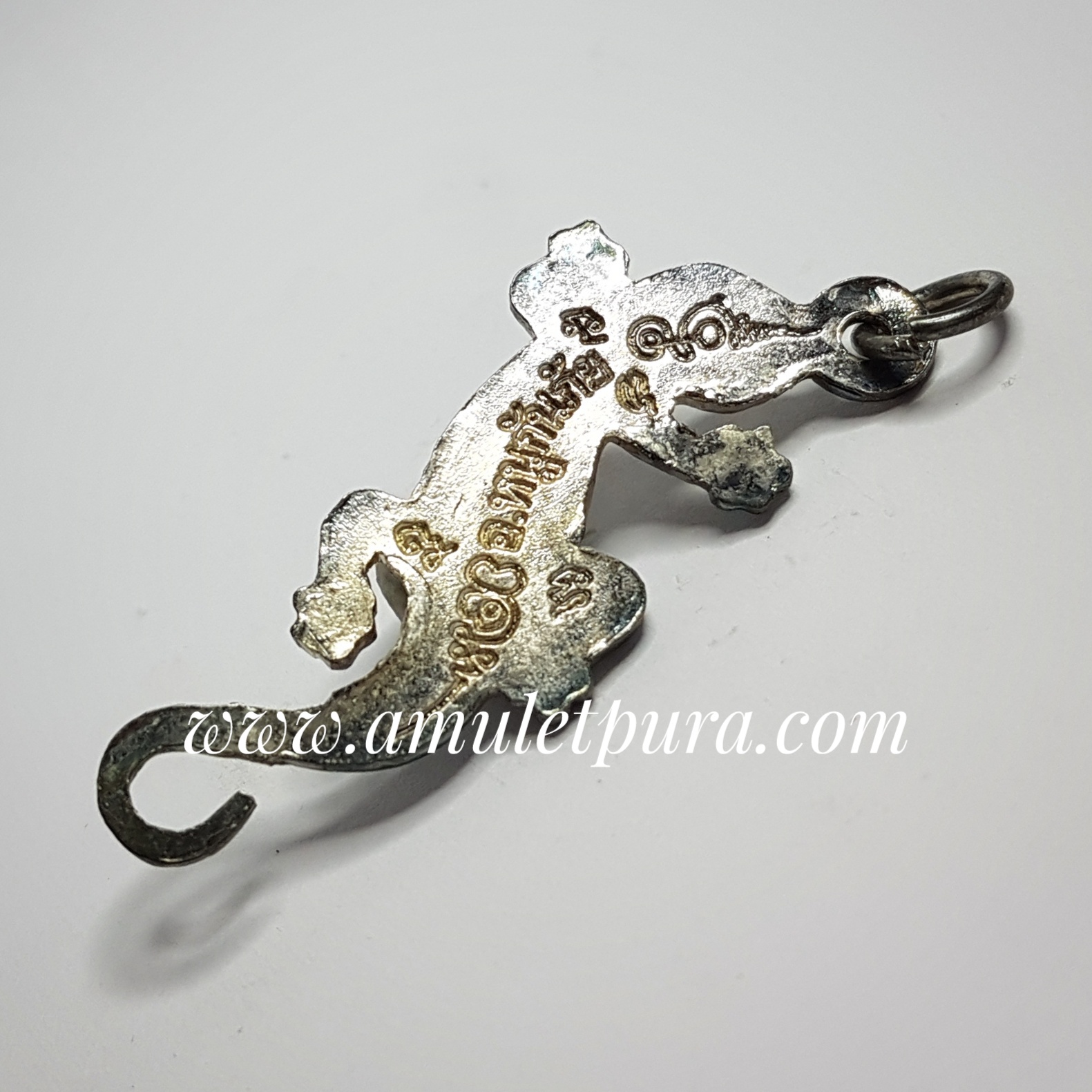 จิ้งจกพรหมคาบถุงเงิน(สีเงิน)อ.หนู กันภัย