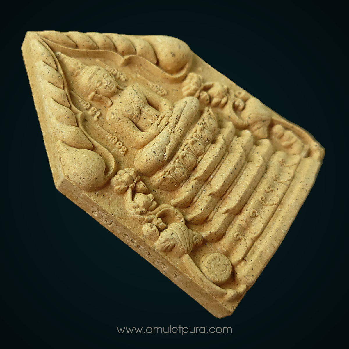 พระพุทธเจริญทรัพย์ (เนื้อรวมผงว่านผงพุทธคุณ) ปี66 หลวงปู่มหาศิลา สิริจันโท เมตตาอธิษฐานจิตปลุกเสกเดี่ยว (มีโค้ด หมายเลข 5031)