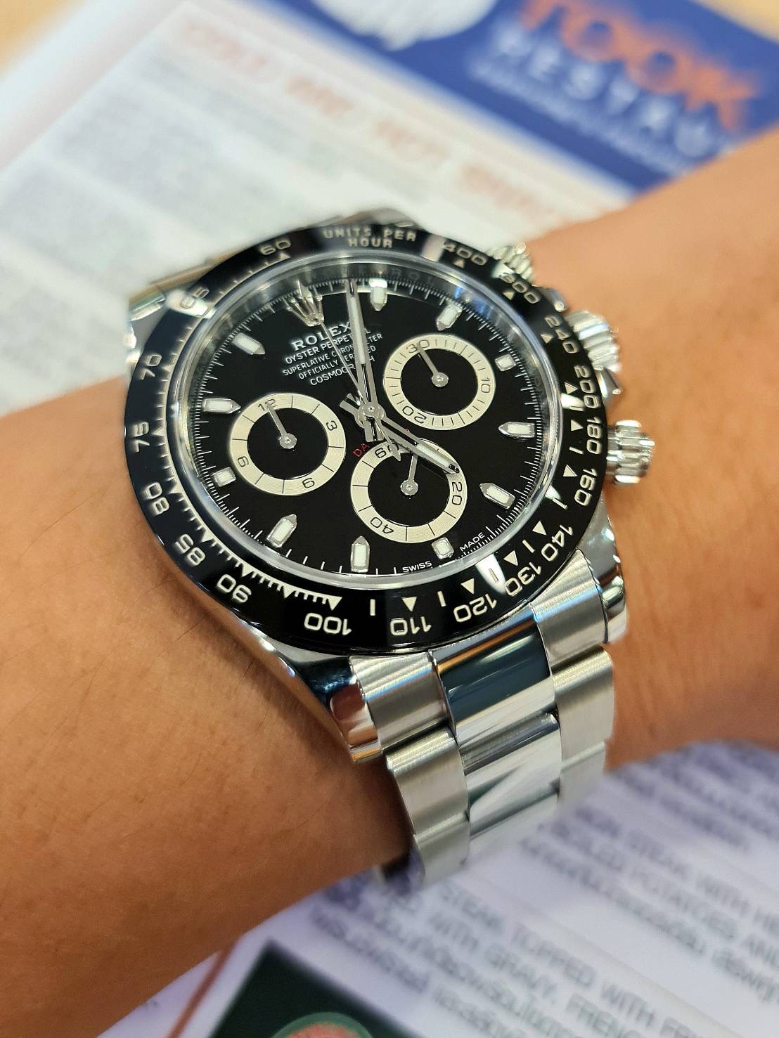 ROLEX DAYTONA BLACK CERAMIC ZF