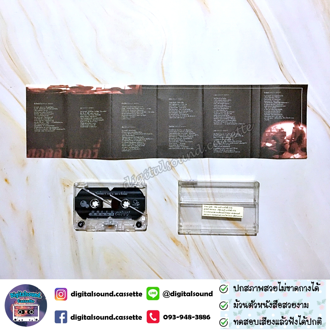 ม้วนเทป เทปคาสเซ็ท HOLLY BERRY (ฮอลลี่เบอร์รี่) อัลบั้ม Holly berry