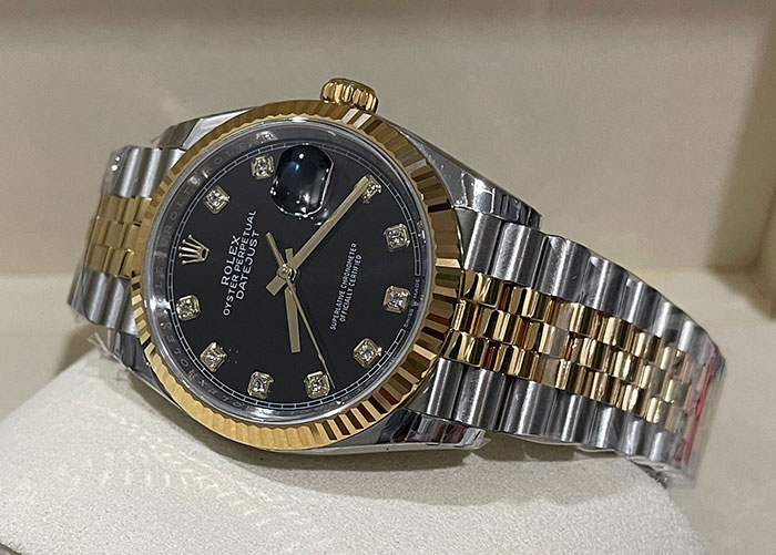 ROLEX DATEJUST 36 MM. YELLOWGOLD EWF