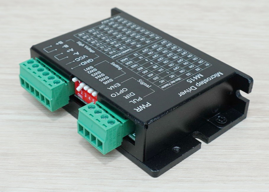 M415 Microstep Driver Peak 4A, 9-42 VDC [Aluminum Cover] 2-Phase