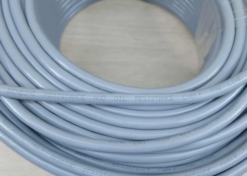 4 core x 1.0 mm2 Shielded Wire TRVVP Bending Resistant High Flexible Cable (1m)