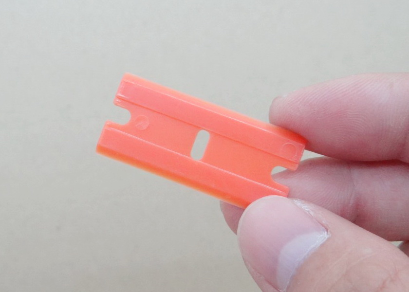 ใบมีดแกะชิ้นงาน (แพ็ค 10 ชิ้น) Razor Blades Plastic 1.5" Double Edge