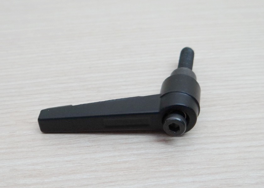 M5 x 20mm Metal Knob Adjustable Handle Lever Grip Black