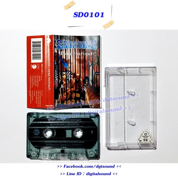 ขายเทปเพลง SCORPIONS อัลบั้ม Pure instinct