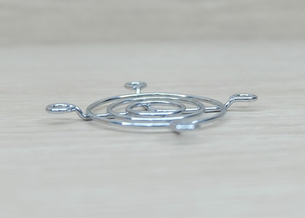 Fan Cover 50mm x 50mm Protective Metal Grille (สีเงิน)