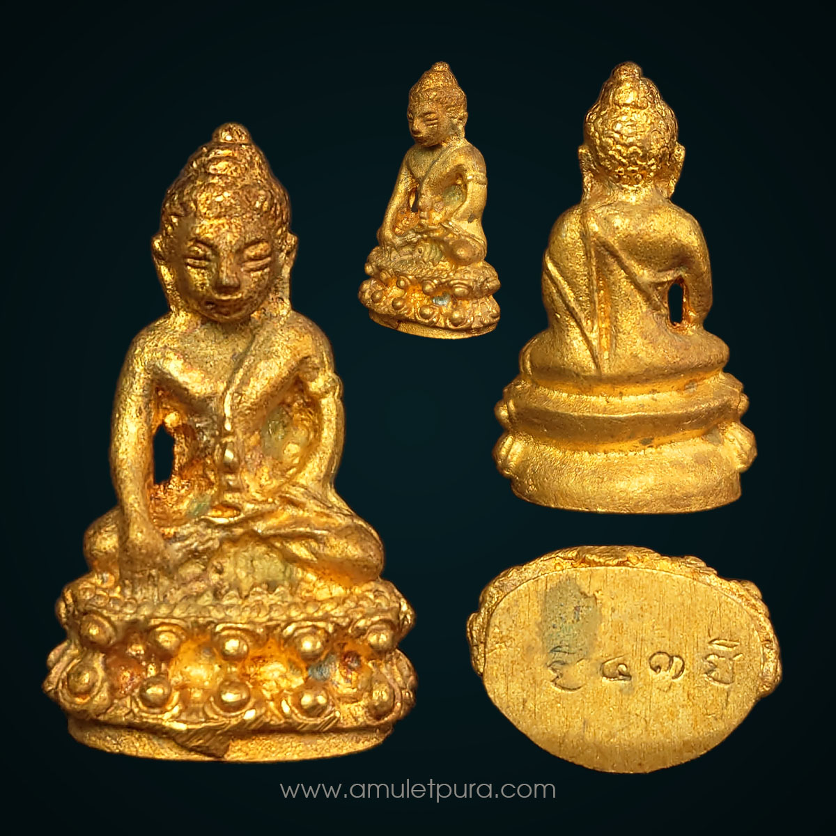 พระกริ่ง-พระชัยวัฒน์ พุทธยอดฟ้า (ชุดใหญ่ 8 องค์) ปี44 วัดสุทัศน์ฯ กรุงเทพฯ (มีโค้ด และหมายเลขกำกับ)