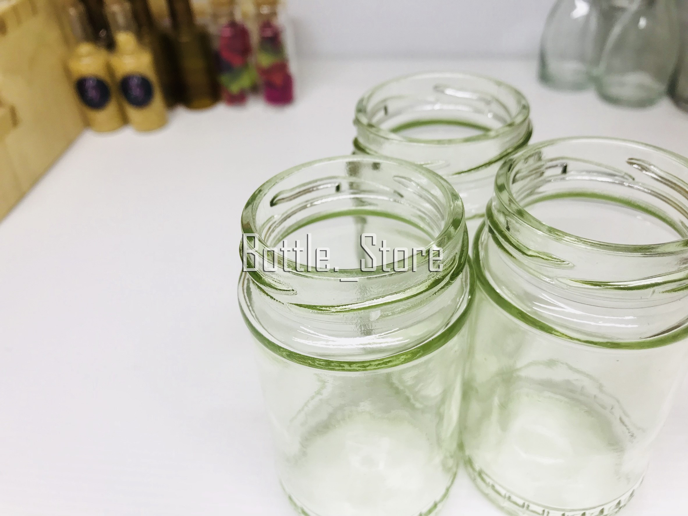 ขวดแก้ว ทรงกระบอก 120ml ฝาเกลียวล็อคสีดำ