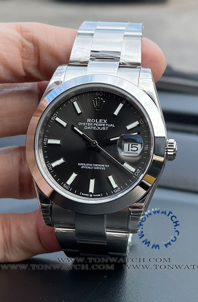 ROLEX DATEJUST41 RHODIUM (VSF)