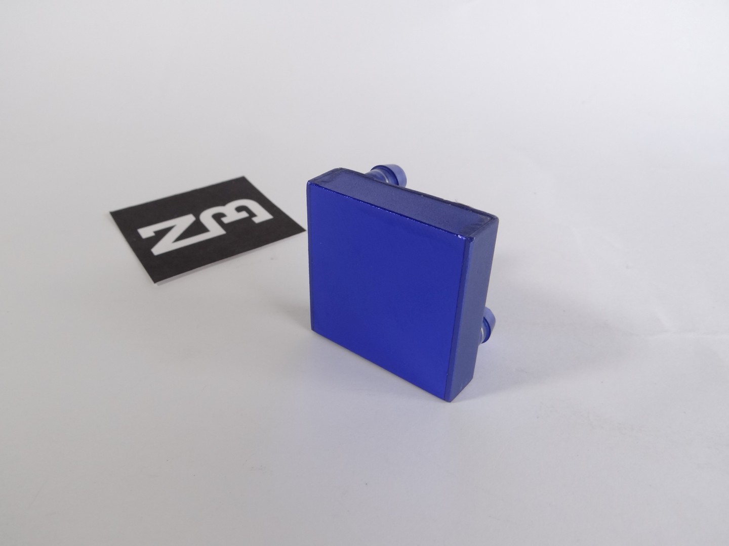 Aluminum Heat Sink ระบายความร้อนด้วยน้ำ 40x40x12mm for CPU (รูบนแผ่นด้านกว้าง)