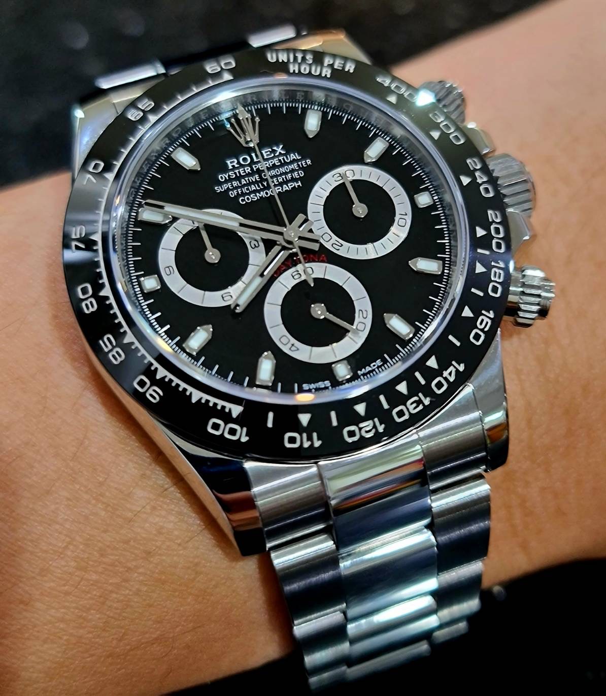 ROLEX DAYTONA BLACK CERAMIC ZF