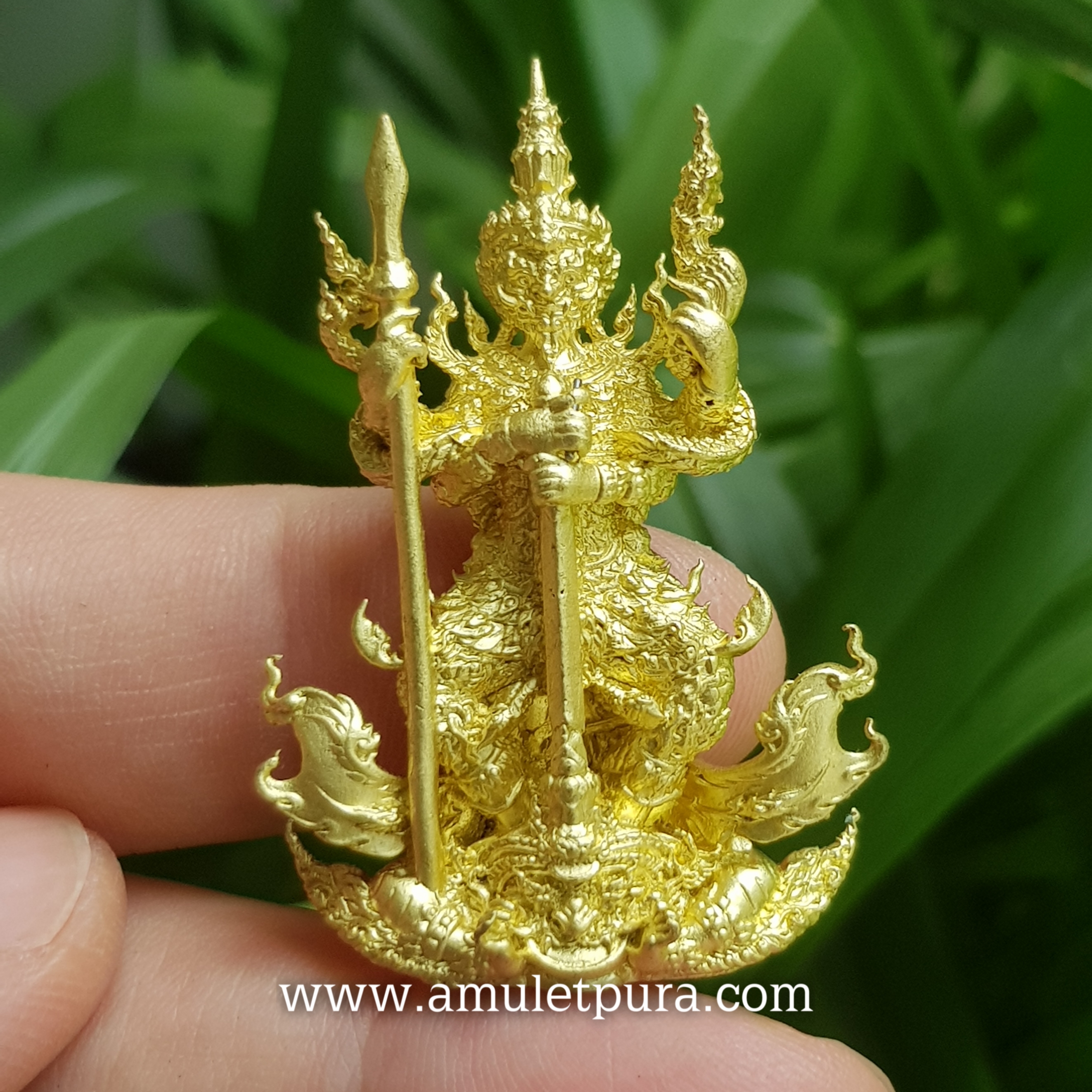 ท้าวเวสสุวรรณ รุ่นมหาอำนาจ (กรรมการ ทองระฆังโบราณยิงทราย) ปี63 หลวงปู่พวง วัดเทพนรสิงห์ จ.บุรีรัมย์ (มีโค้ด หมายเลข117)