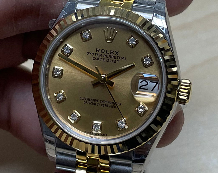 ROLEX DATEJUST TWOTONE 31 MM. EWF