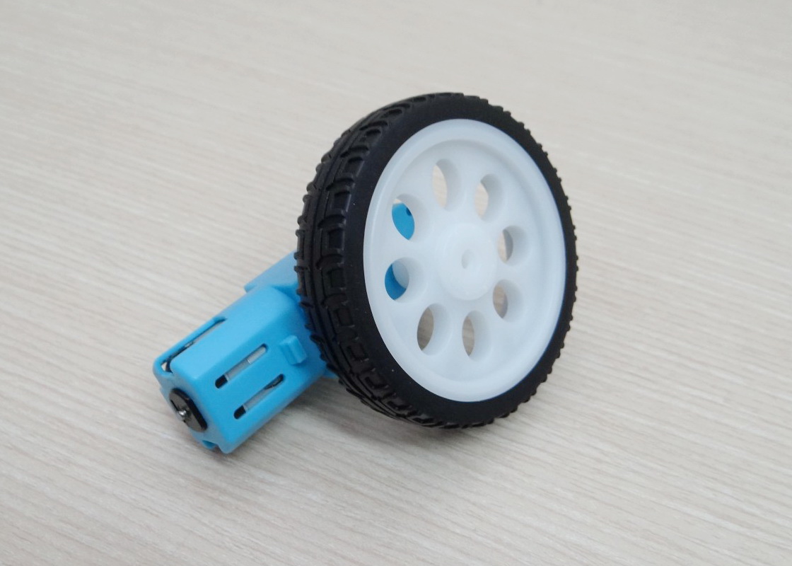 521 Rubber Wheel Robot Tires TT Motor Robot Smart Car Platform