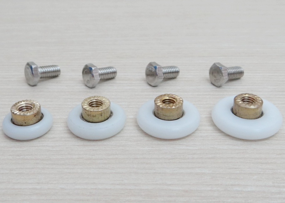 Nylon Pulley Sheave 25mm Diameter + Screw M6x12