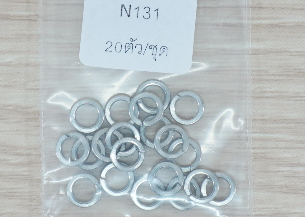 Spring washer M4 Stainless Steel 304 (20ตัว/ถุง)