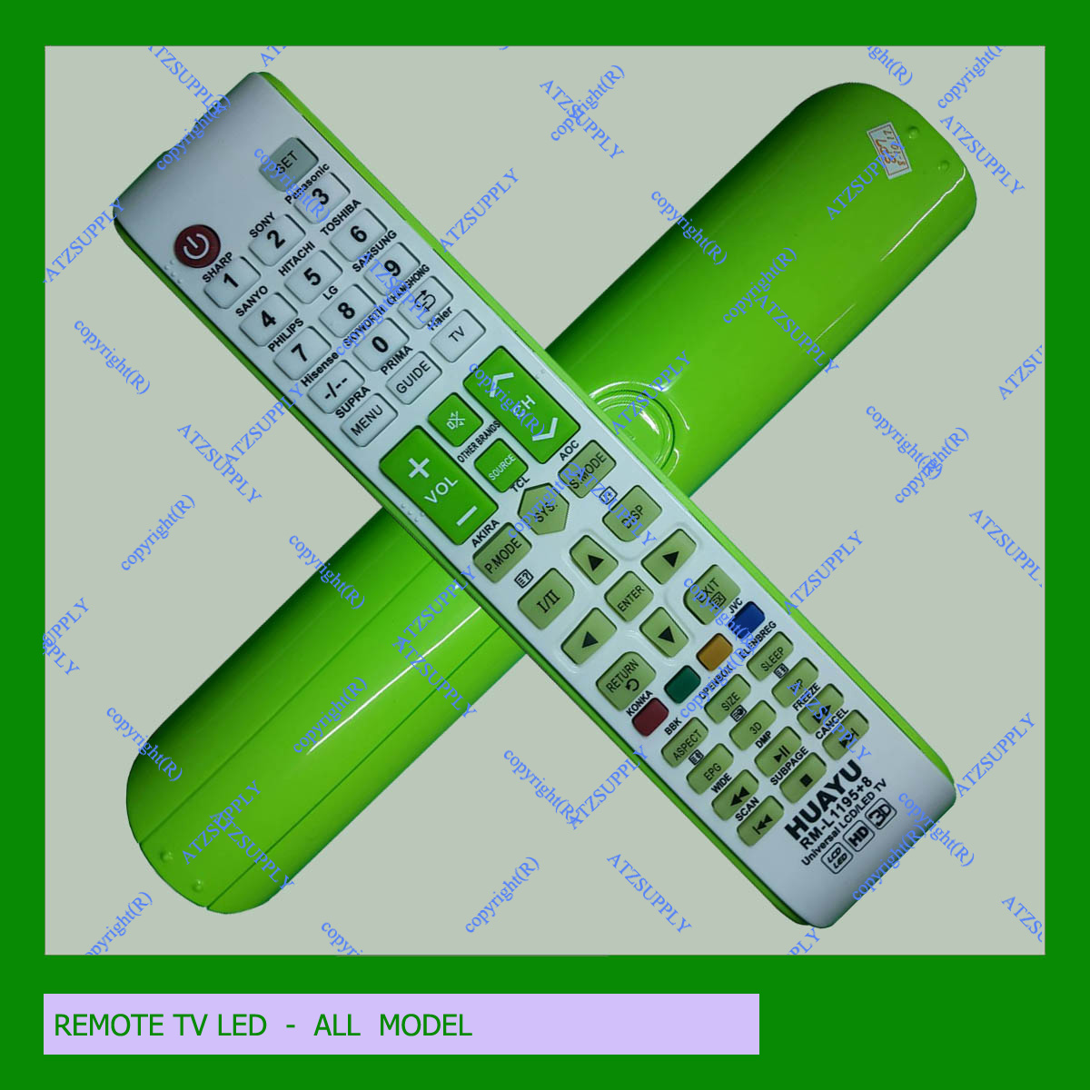Remote LED Universal รีโมท ทีวี LCD LED 3D ทุกรุ่น