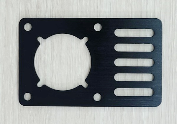 Motor Mount Plate - NEMA 23 Stepper Motor (Black)