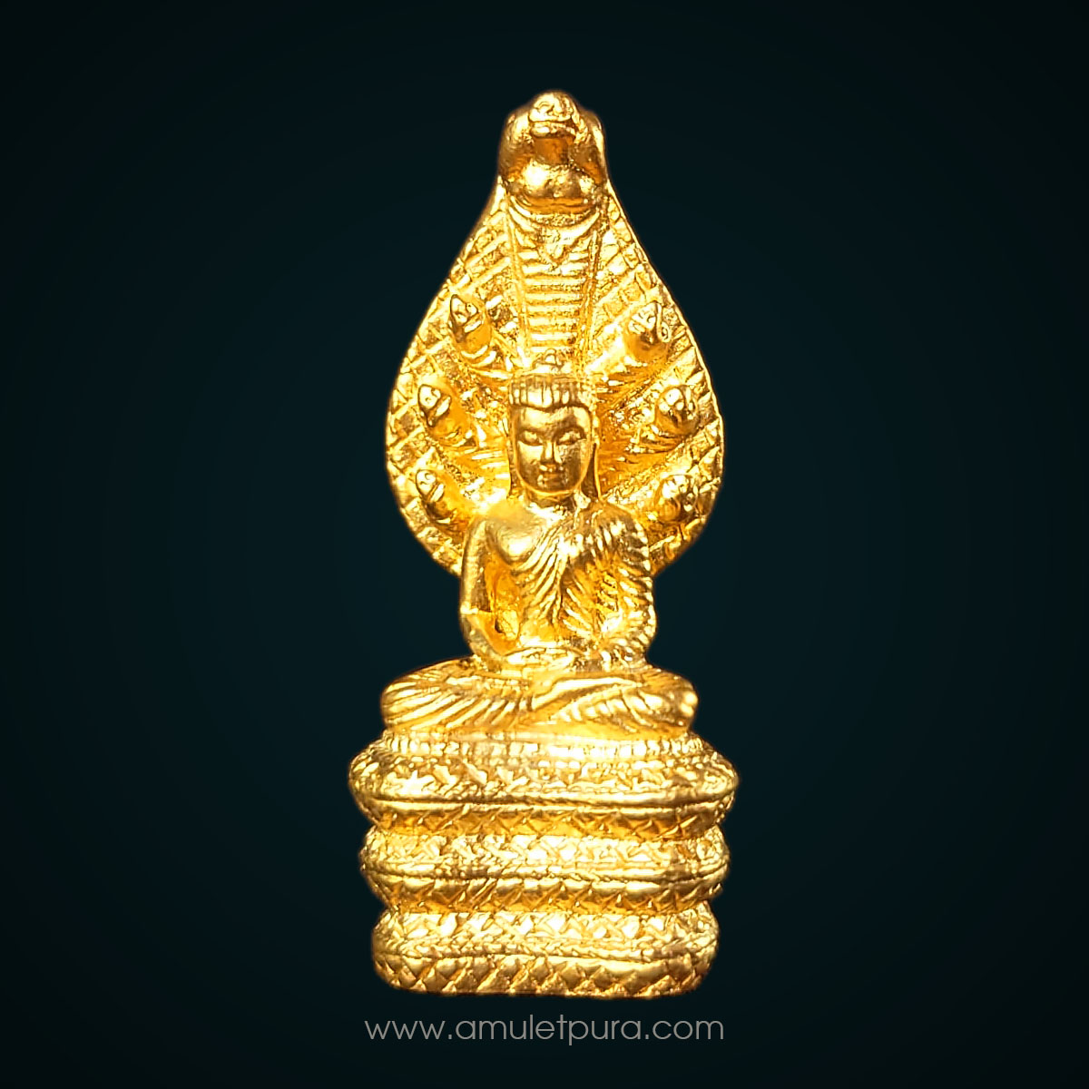 พระพุทธติสสะมงคลมุจลินท์ แผ่นดินสุขสันต์ ปี52 พระเทพวราลังการ วัดพระศรีมหาธาตุฯ บางเขน กรุงเทพมหานคร