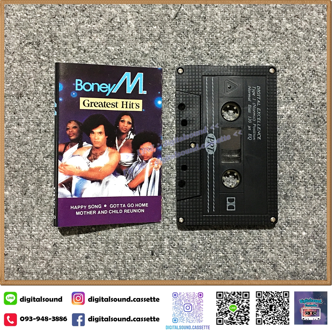 เทปคาสเซ็ท BONEY M. อัลบั้ม Greatest Hits