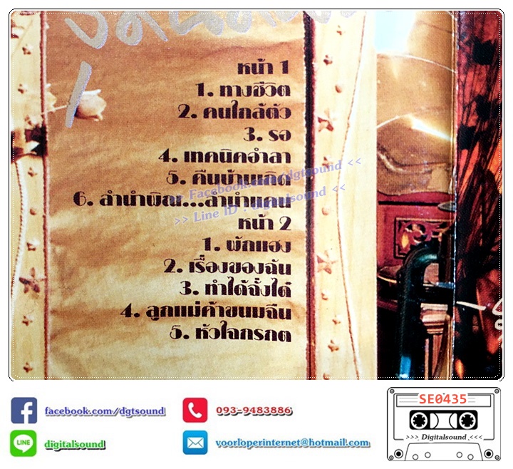 เทปคาสเซ็ท คนสองหน้า อัลบั้ม จุดนัดฝัน