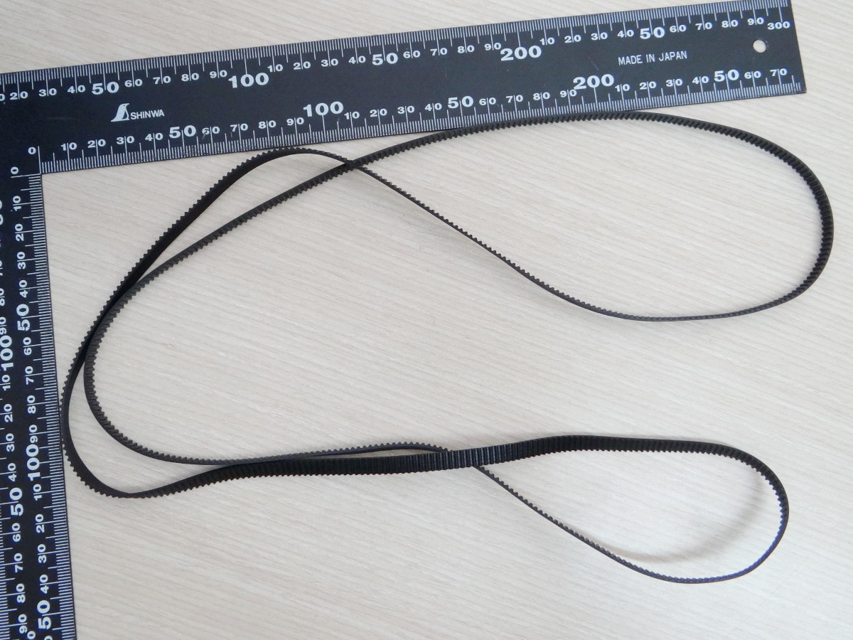 Belt closed loop rubber 1220-2GT-6 (Closed-loop length 1220mm, GT2 timing belt, width 6mm)