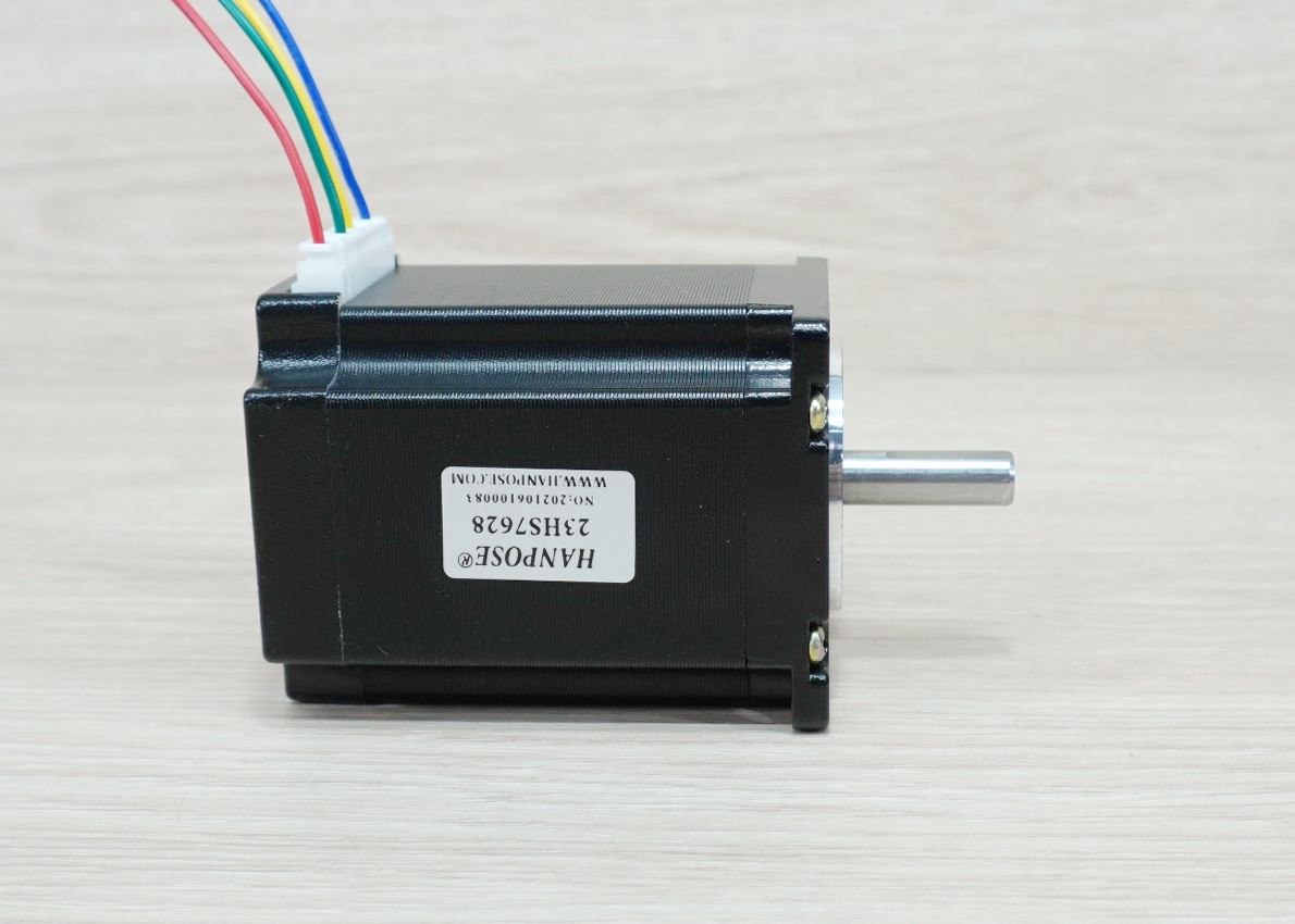 HANPOSE - Stepper Motor (Nema23) แรงบิด 1.89N.m 2.8A Shaft 8mm (23HS7628-8)