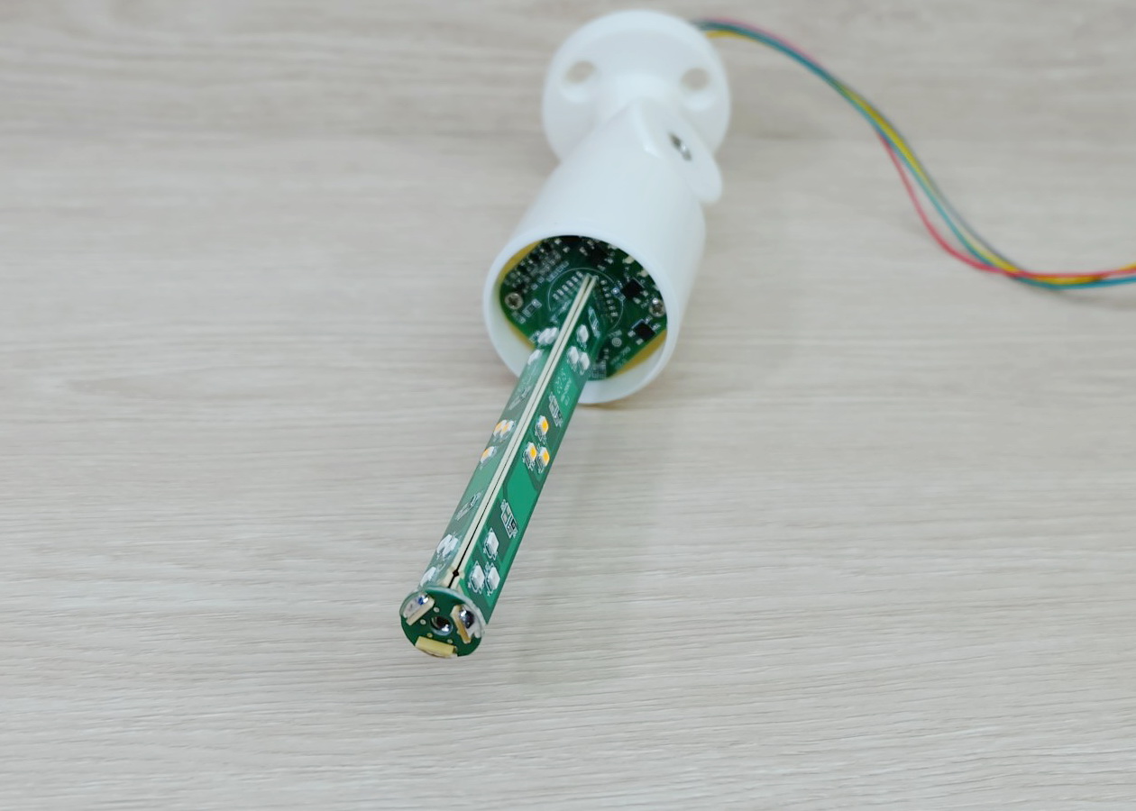 LED 12-24V DC (BEM-X-50-3U-D) Stack Alarm LED Indicator Lamp (Red, Yellow, Green, มีเสียง ไม่กระพริบ)