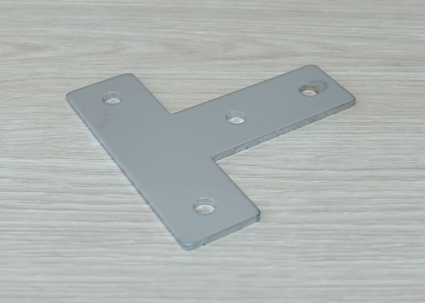 T-Shaped Steel Joint Plate 4-Hole สำหรับ Series 30 Alu-Profile