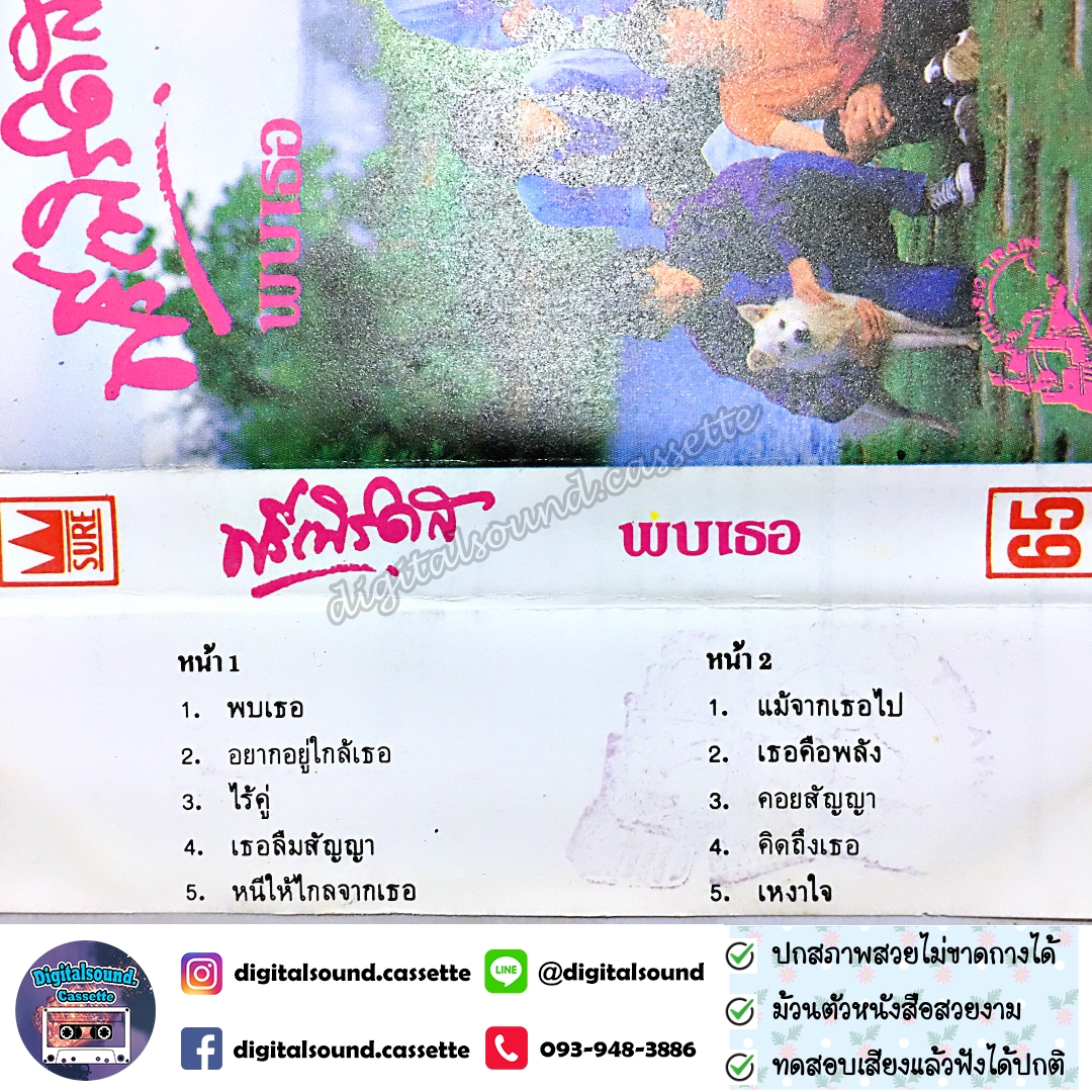 เทปคาสเซ็ท ฟรีเบิร์ดส อัลบั้ม พบเธอ