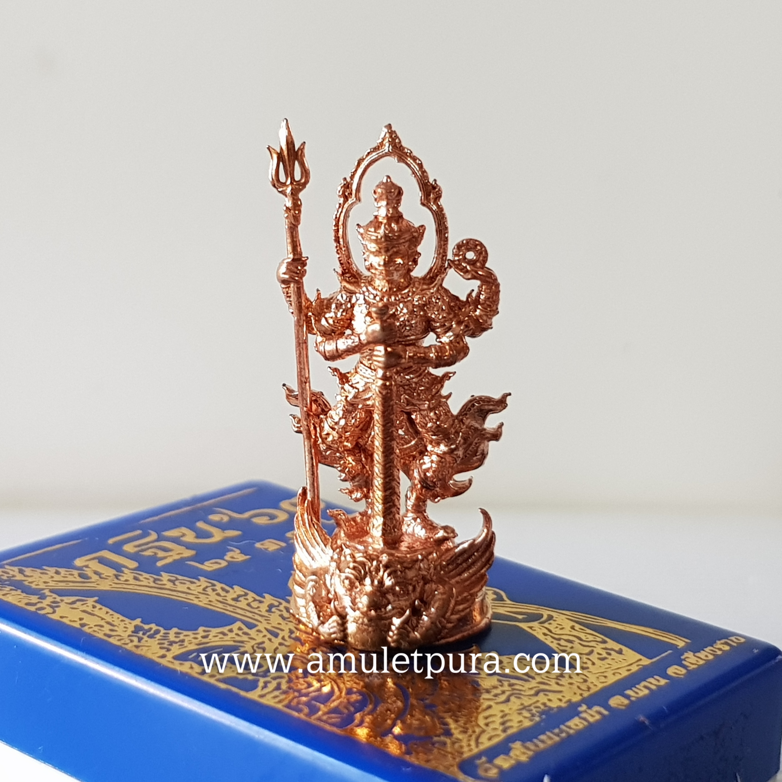 ท้าวเวสสุวรรณ รุ่นบันดาลทรัพย์ บันดาลโชค(นาค)กฐินปี63 ครูบาวิรุต วัดสันมะเหม้า จ.เชียงราย(มีโค้ด หมายเลข ๕๘๕)