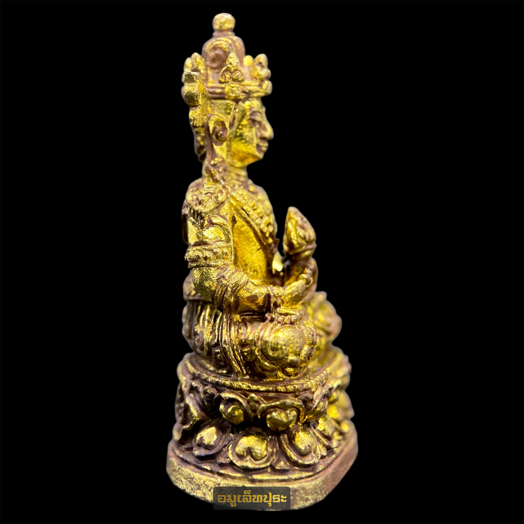 พระกริ่งเศรษฐีพญาชมภู (เนื้อทองระฆังอุดกริ่ง) รุ่น1 ปี55 วัดพระธาตุสุโทนมงคลคีรี จ.แพร่