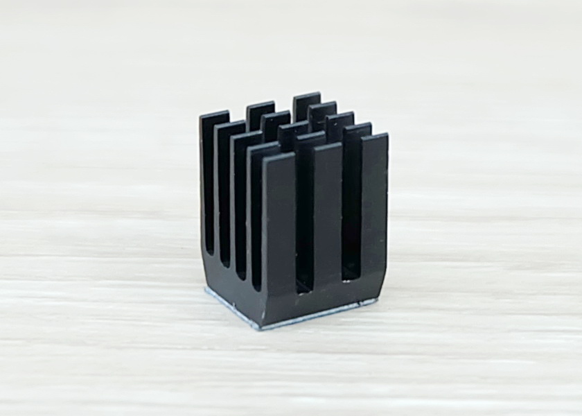 Black Aluminum Heat Sink 9x9x12mm