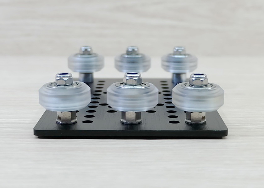 ชุดสำเร็จ V-Slot Gantry Plate 20-80mm T3 x 88 x 127mm + Xtreme Solid v wheel 6 ชุดล้อ