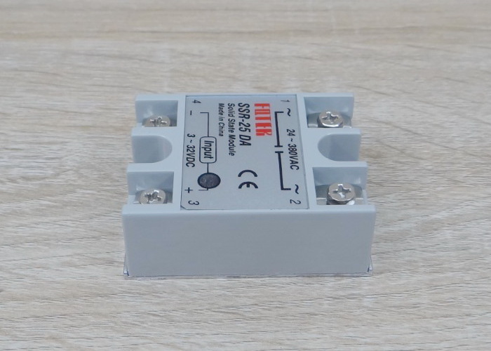 Solid State Relay, SSR-25DA, input 3-32VDC output 24-380VAC, 25A