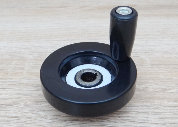 63mm Bakelite-Solid Handwheel Bore 10mm+Keyway 3mm