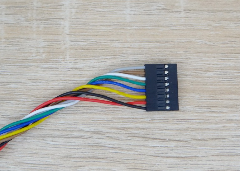 สายไฟ 8 Pin Dupont Jumper cable 20cm (Female - Female)