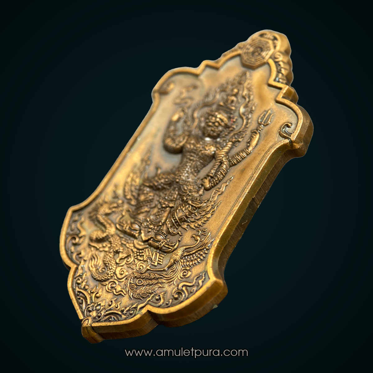 ท้าวเวสสุวรรณ (กรรมการ เนื้อทองแดงซาติน) รุ่นเศรษฐีทวีทรัพย์ ครูบาศักดิ์สิทธิ์ ปี63 วัดกู่เสือ จ.เชียงใหม่(มีโค้ด หมายเลข85)