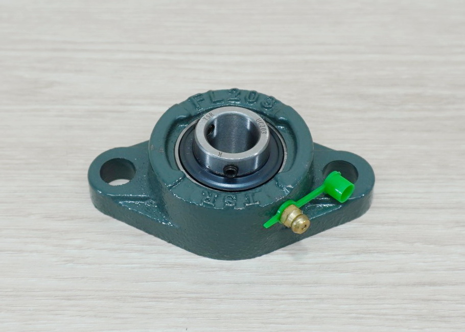 UCFL203 Flange Bearing Unit 17mm Cast Iron Housing Self-aligning