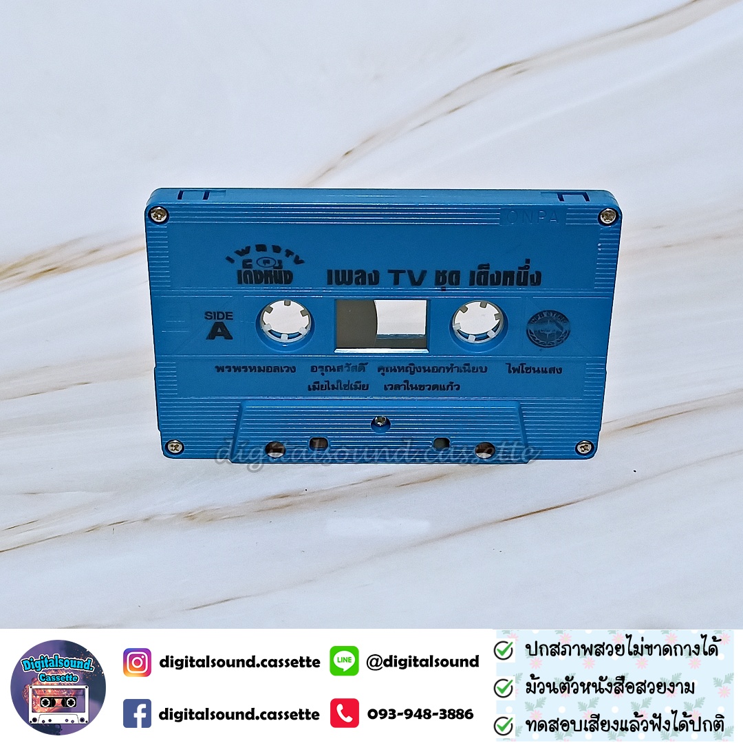 เทปคาสเซ็ท รวมศิลปิน หนุ่ม ศรราม เทพพิทักษ์ อัลบั้ม เพลง TV เต็งหนึ่ง พรพรหมอลเวง