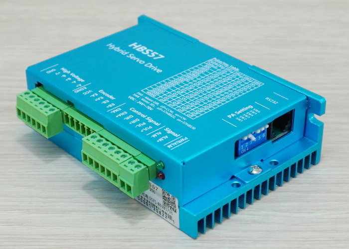 Hybrid Closed-Loop Stepper Motor (Nema23) 57HBS23 แรงบิด 2.3N.m 4A Shaft 8mm + HBS57 Driver