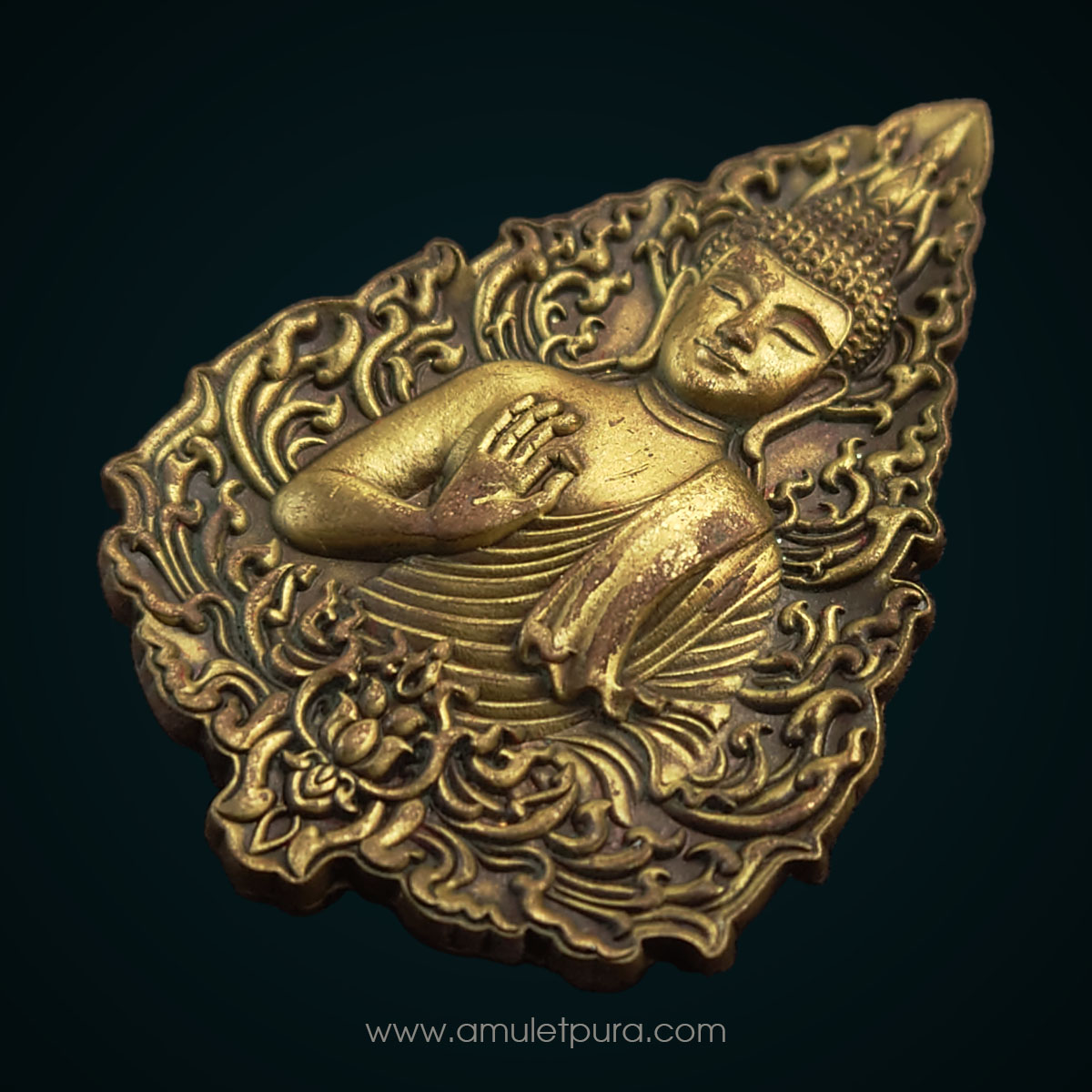 พระพุทธอโรคยา (ทองเหลืองรมดำ) ปี64 วัดพระธาตุดอยกองมู จ.แม่ฮ่องสอน (มีโค้ด หมายเลข234)