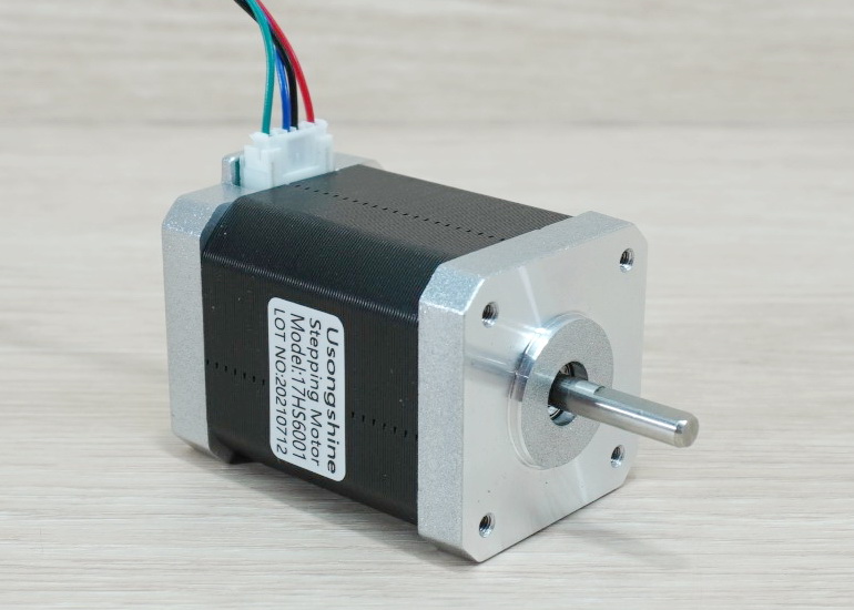 Usongshine - Stepper motor (Nema17) แรงบิด 70 N.cm 1.7A (17HS6001) Silver End