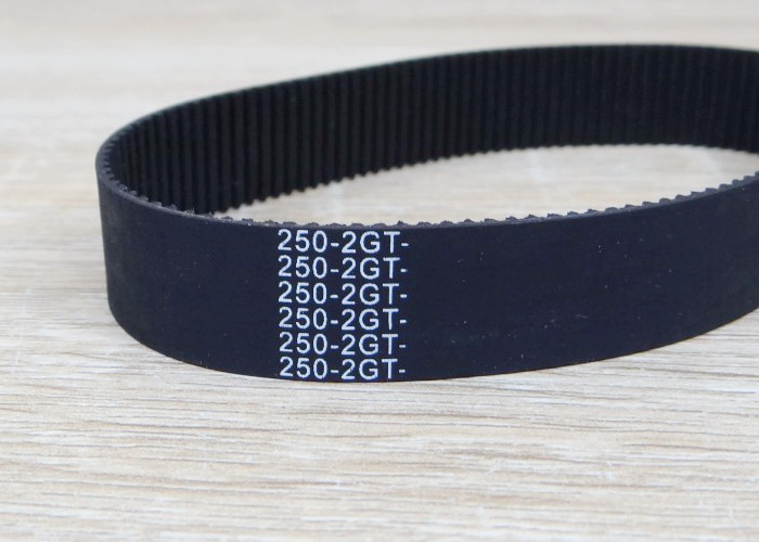 Belt closed loop rubber 250-2GT-15 (Closed-loop length 250mm, GT2 timing belt, width 15mm)